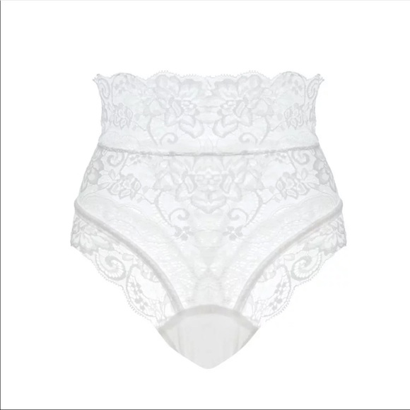 High Waist Sexy Lace Boudoir Panty - Picture 9 of 12